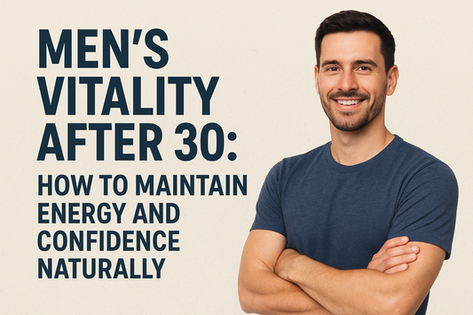 Men’s vitality after 30: How to maintain energy and confidence naturally